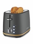 Kambrook Scandi 2 Slice Toaster, Charcoal, KTA290CHR product photo