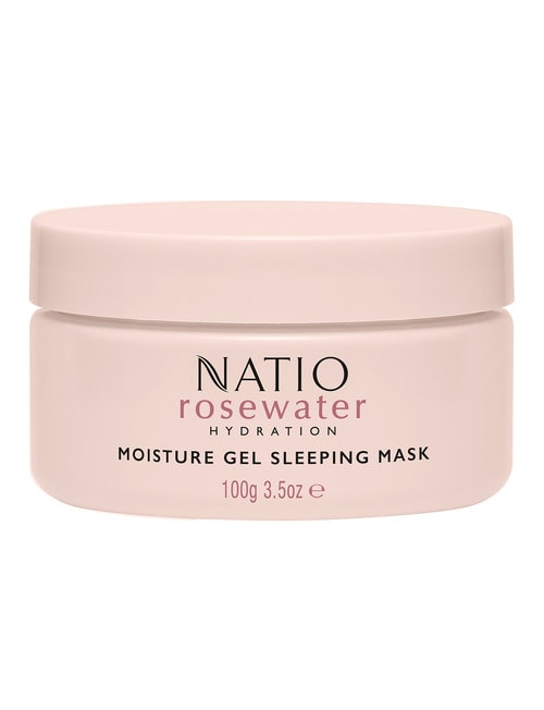 Natio Rosewater Hydration Moisture Gel Sleeping Mask, 100g product photo