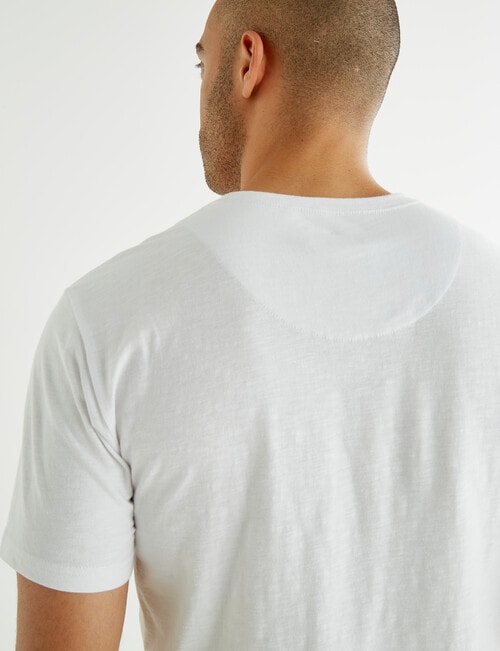 Gasoline Slub Tee, White product photo View 04 L