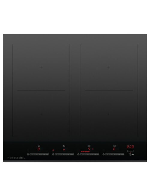 Fisher & Paykel 60cm Induction Cooktop, 4 Zones with SmartZone, Black, CI604DTB4 product photo