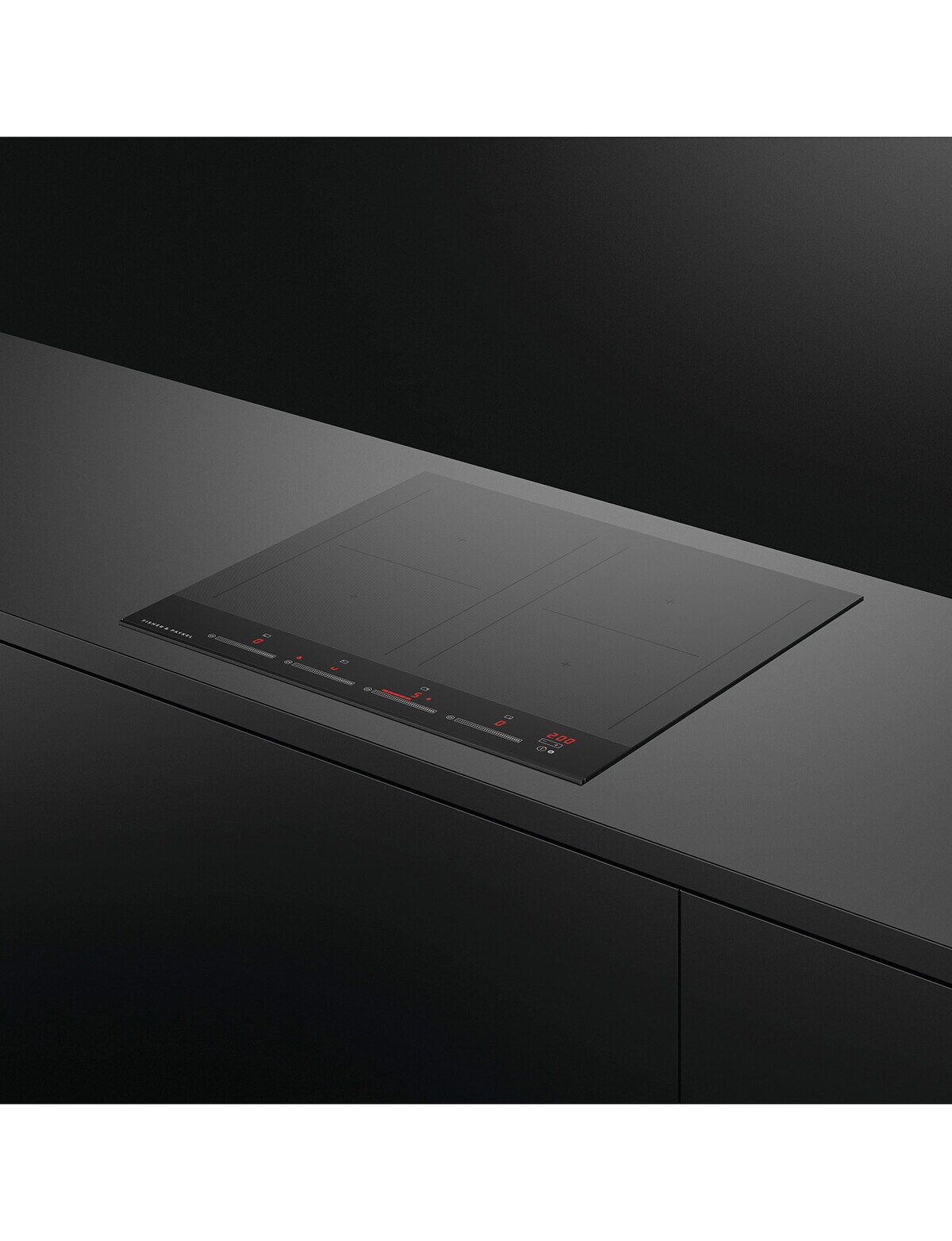 Fisher & Paykel 60cm Induction Cooktop, 4 Zones with SmartZone, Black