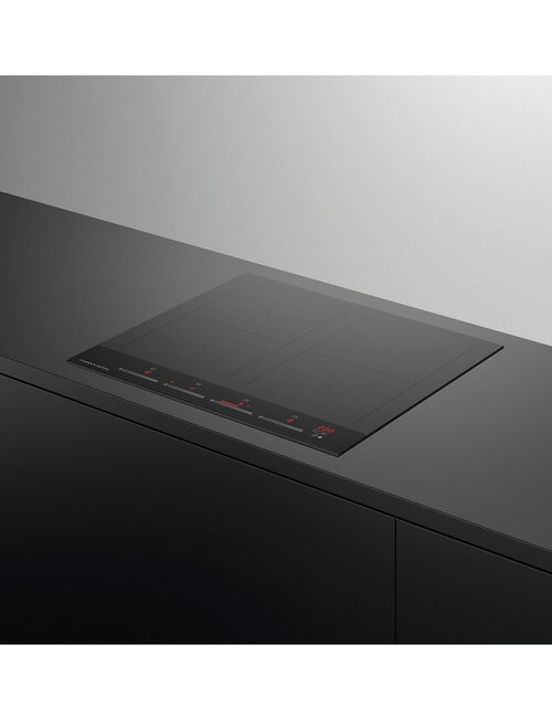 Fisher & Paykel 60cm Induction Cooktop, 4 Zones with SmartZone, Black, CI604DTB4 product photo View 03 L