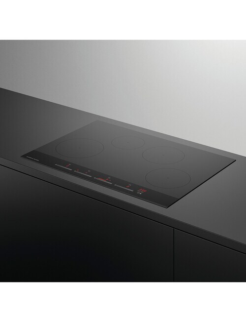 Fisher & Paykel 76cm Induction Cooktop, 4 Zones, Black, CI764DTB4 product photo View 03 L
