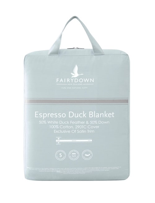 Fairydown Espresso Feather & Down Blanket, Casper product photo View 02 L