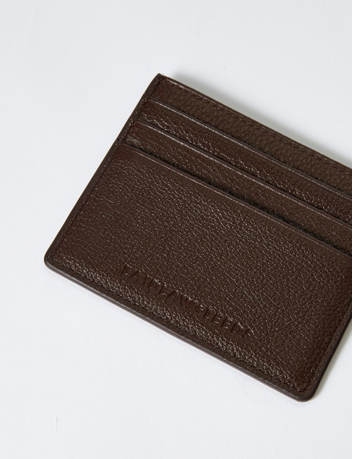 Laidlaw + Leeds Card Holder, Brown product photo View 02 L