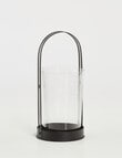 M&Co Metal & Glass Lantern, Medium product photo
