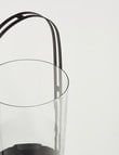 M&Co Metal & Glass Lantern, Medium product photo View 02 S
