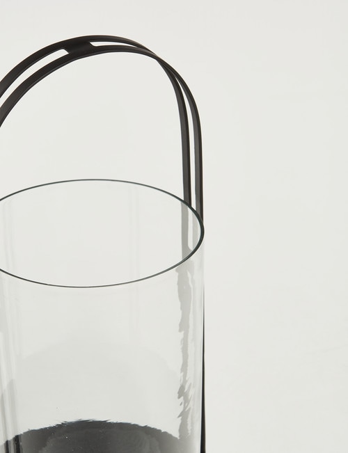 M&Co Metal & Glass Lantern, Small product photo View 02 L