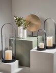 M&Co Metal & Glass Lantern, Small product photo View 06 S