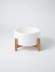 M&Co Case Planter, Short, White product photo