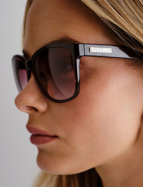 Fiorelli Inge Sunglass, Black Malt product photo View 02 L