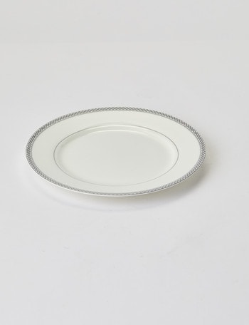 Amy Piper Leigh Side Plate, White & Grey product photo