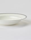 Amy Piper Leigh Rim Bowl, 23cm, White & Grey product photo View 02 S