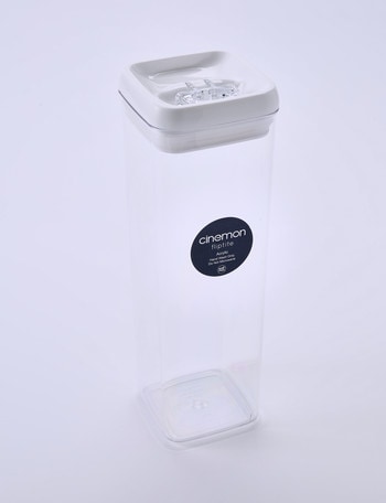Cinemon Fliptite Square Container, 1.9L, White product photo