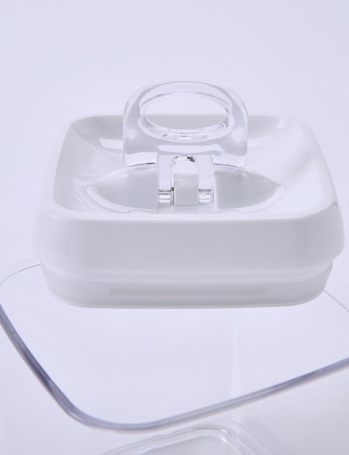 Cinemon Fliptite Square Container, 1L , White product photo View 02 L