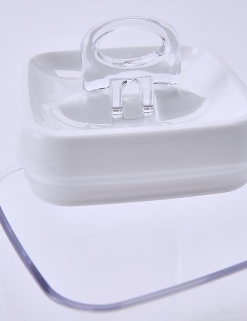Cinemon Fliptite Square Container, 1.8L, White product photo View 02 L