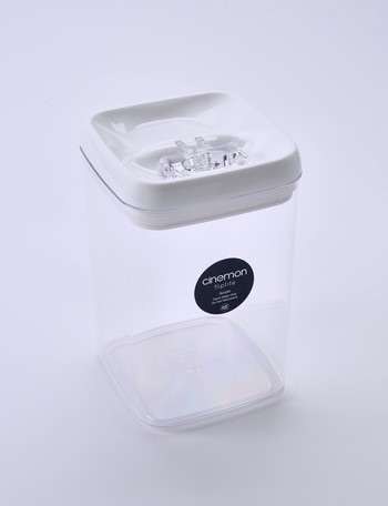 Cinemon Fliptite Square Container, 3.4L, White product photo