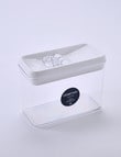 Cinemon Fliptite Rectangular Container, 1.8L, White product photo