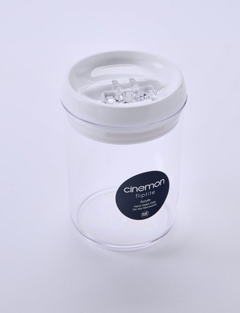 Cinemon Fliptite Round Container, 0.75L, White product photo