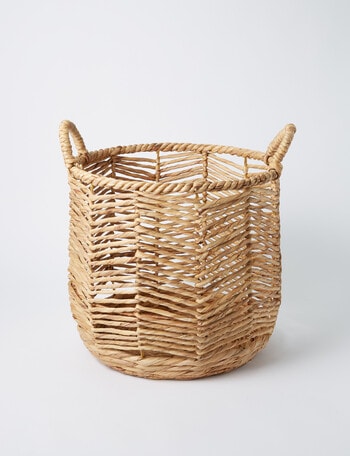 M&Co Cheveron Basket, 35cm product photo