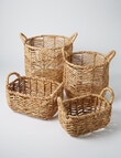 M&Co Cheveron Basket, 35cm product photo View 02 S