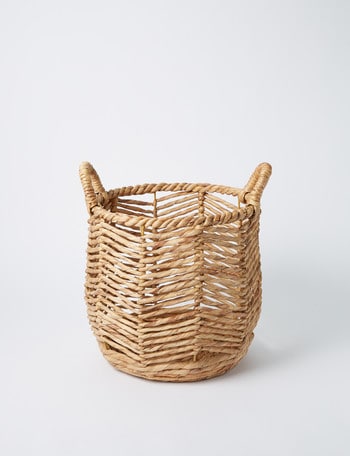 M&Co Cheveron Basket, 30cm product photo