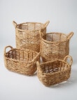 M&Co Cheveron Basket, Large product photo View 02 S