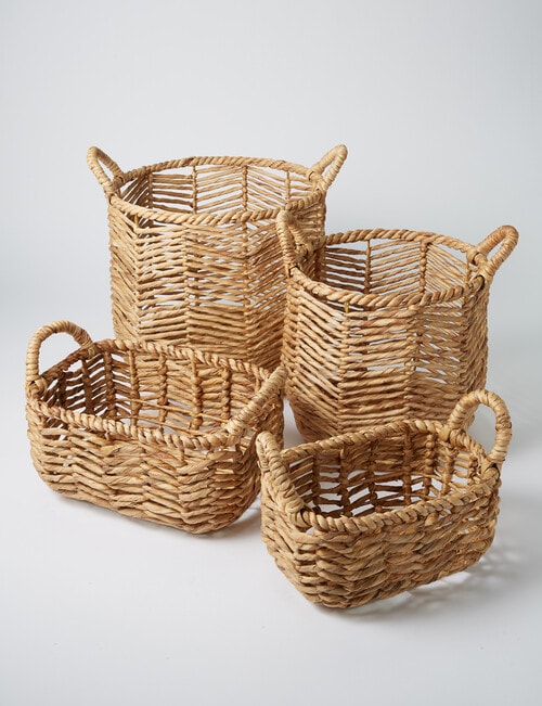 M&Co Cheveron Basket, Small product photo View 02 L