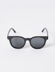 Gasoline Twin Dot Sunglasses, Black product photo View 02 S