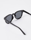 Gasoline Twin Dot Sunglasses, Black product photo View 03 S