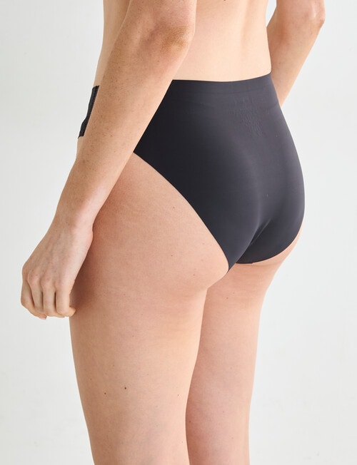 Lyric Laser Hi Cut Brief, Black product photo View 02 L