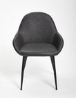 LUCA Jameson Dining Chair, Charcoal product photo View 02 S
