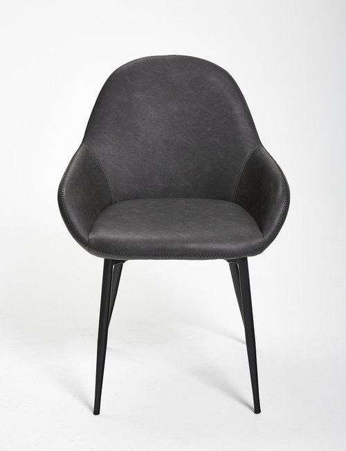 LUCA Jameson Dining Chair, Charcoal product photo View 02 L