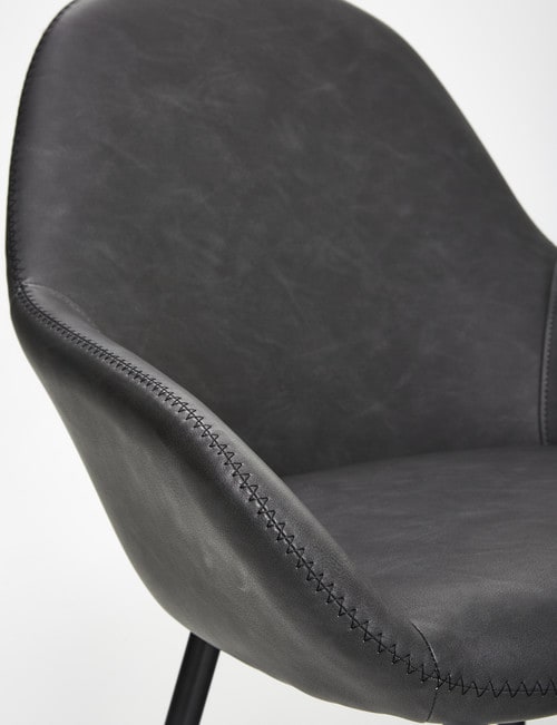 LUCA Jameson Dining Chair, Charcoal product photo View 03 L