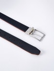 Laidlaw + Leeds Reversible Plain Belt, Navy & Tan product photo View 04 S