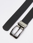 Laidlaw + Leeds Reversible Texture Belt, Black & Tan product photo View 03 S