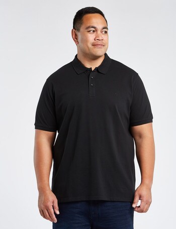 Chisel King Size Ultimate Short-Sleeve Polo, Black product photo