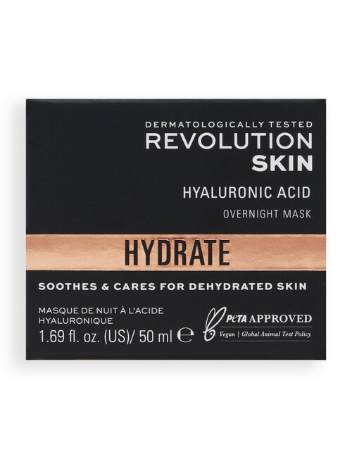 Revolution Skincare Skincare Hyaluronic Overnight Treatment Mask, 50ml product photo View 05 L