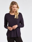 Bodycode Long-Sleeve Boxy Tee, Eclipse product photo