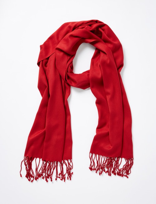 Boston + Bailey Essential Scarf, Red product photo