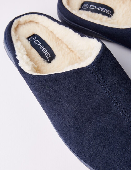 Chisel Russell Mule Slipper, Navy product photo View 02 L