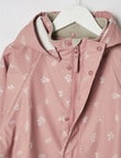 Mum 2 Mum Floral Rainwear Jacket, Dusty Pink product photo View 02 S