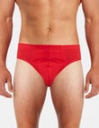 Chisel Cotton Brief, 4-Pack, Black, Red, Burgundy & Grey product photo View 02 S