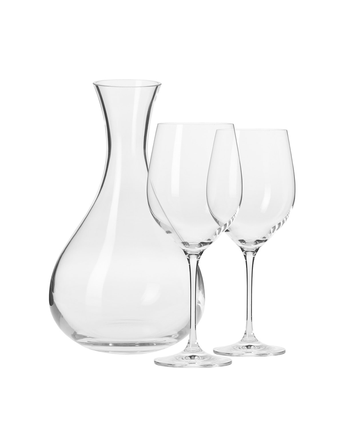 Krosno Harmony Decanter Set, 3Piece Drinkware