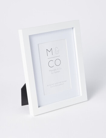 M&Co Gallery Frame, White, 6x8/4x6" product photo