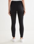 Denim Republic Skinny Jean, Black product photo View 02 S