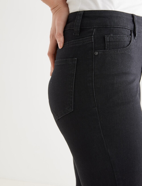 Denim Republic Skinny Jean, Black product photo View 04 L