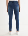 Denim Republic Shorter Length Stretch Skinny Jean, Blue Wash product photo View 02 S
