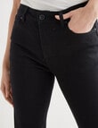Denim Republic Bootleg Jean, Black product photo View 04 S