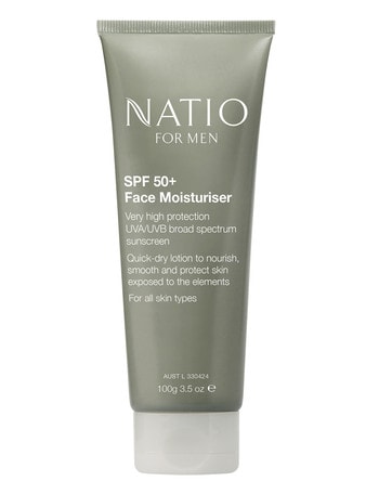 Natio Men SPF 50+ Face Moisturiser, 100g product photo